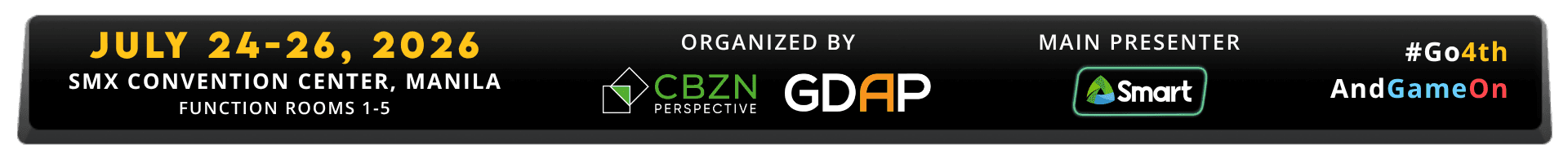 PGDX 2026 — July 24–26, 2026 at SMX Convention Center, Manila